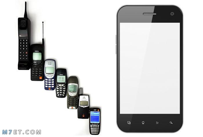 The evolution of mobile phones over the years