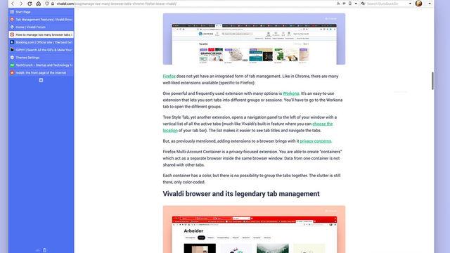 The ever-evolving "best" web browser "Vivaldi" dramatically improves the usability of Android tablets