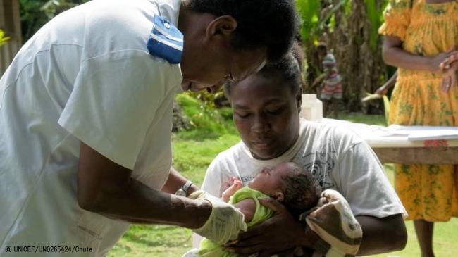 Vanuatu World's First Vaccine Transport by Private Drone Vaccines for children living in remote areas