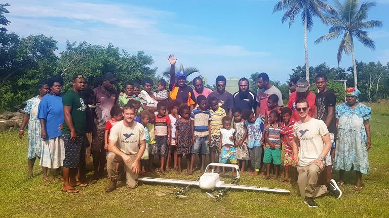 Vanuatu world's first vaccine by private drone Transport: Transformation in global health Vaccines for children living in remote areas of the world 