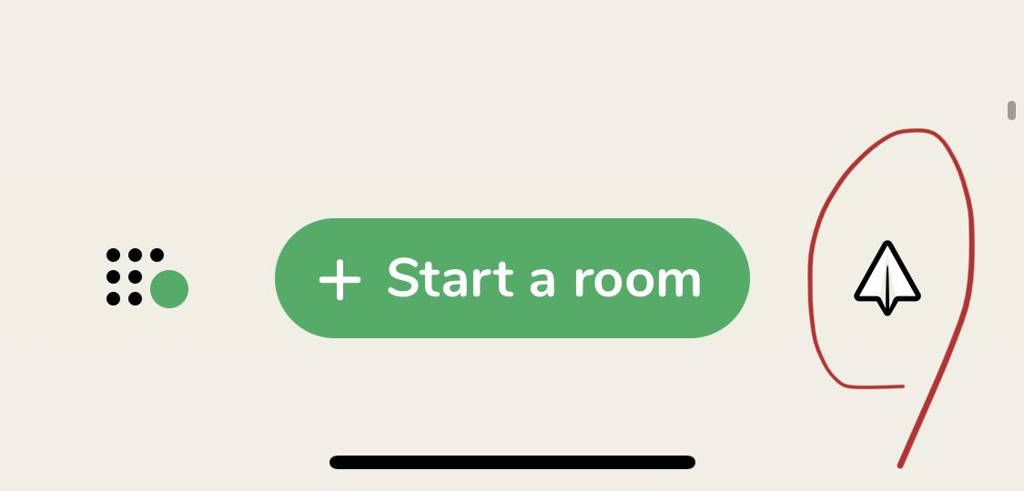 Clubhouse, live room in text Added a new function that allows communication 