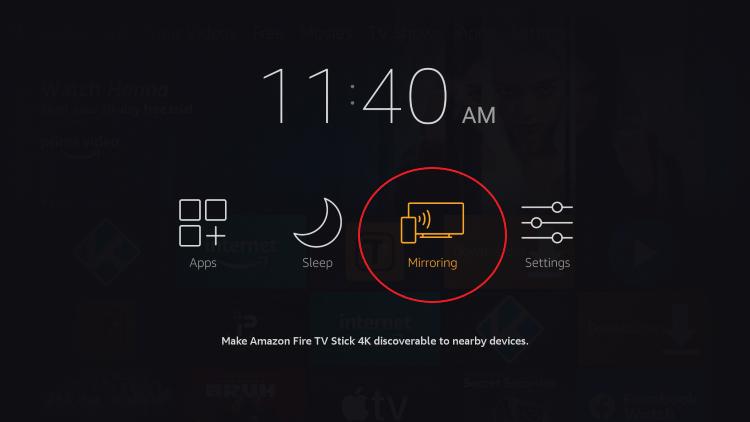 How to mirror an android phone with Amazon fire stick