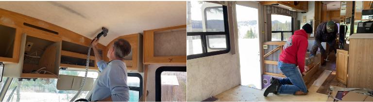 How to renovate and redecorate the interior of an RV or travel trailer