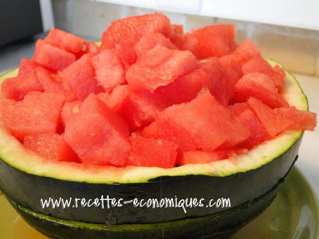 How to cut a watermelon easily and quickly without losing a finger?