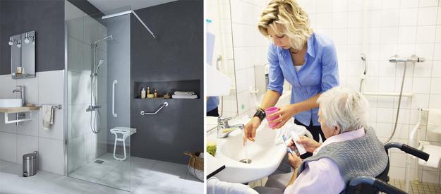 How to fit out a bathroom for a person with reduced mobility?