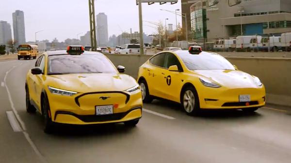 Tesla Model Y debuts as part of New York City's iconic yellow taxi fleet