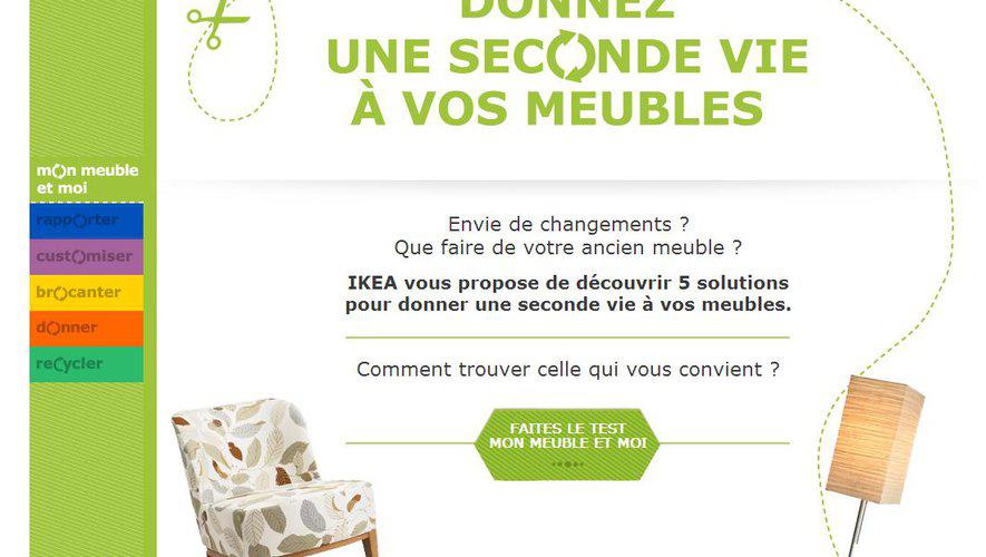 Ikea propose de reprendre vos anciens meubles en échange d'un bon d'achat