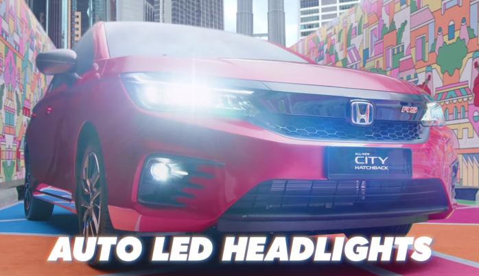 2022 Honda City Hatchback RS e:HEV for Malaysia – second teaser shows front end, new shade of red? 