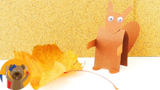 The best autumn DIY ideas to make a squirrel with your little ones