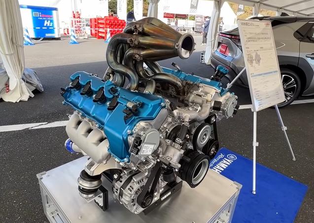 Toyota and Yamaha are working on a hydrogen-powered V8 engine 