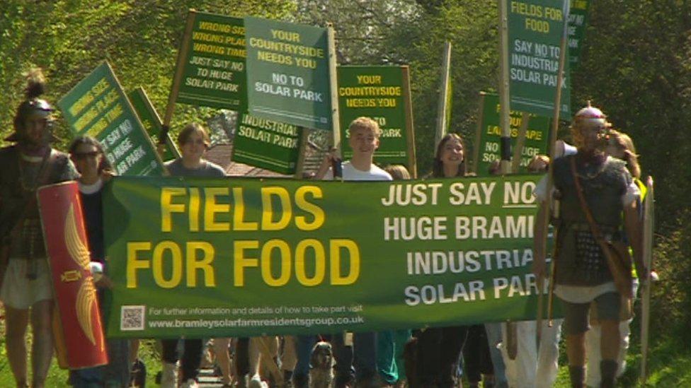 Protest planned against Bramley Frith solar farm