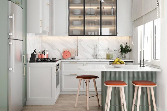 Tiny Kitchens so well designed + fully functional that they feel anything but tiny!