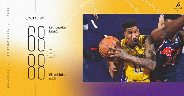 76ers vs.Lakers: Play-by-play, destacados y reacciones 