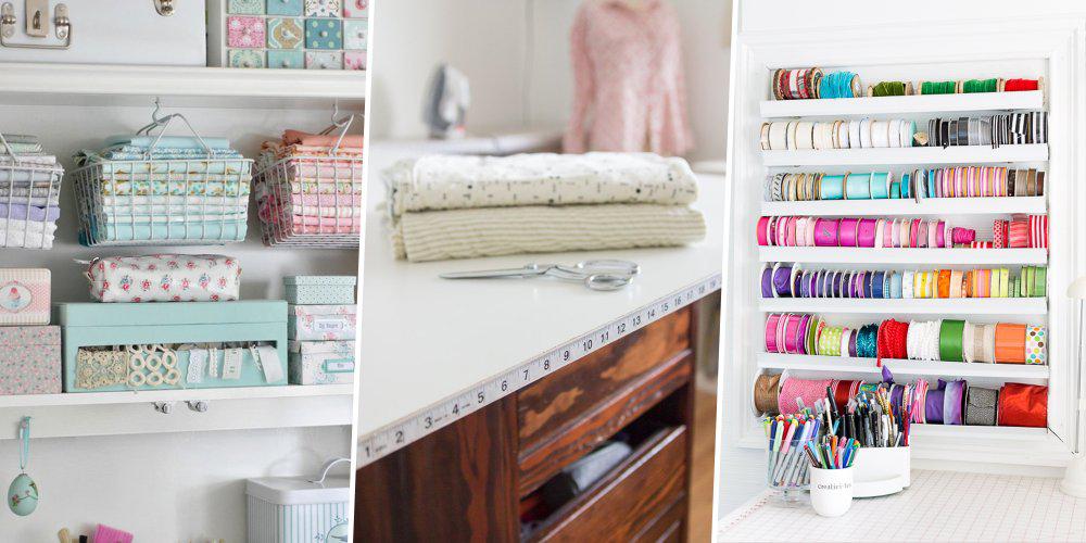 10 tips for organizing your sewing corner