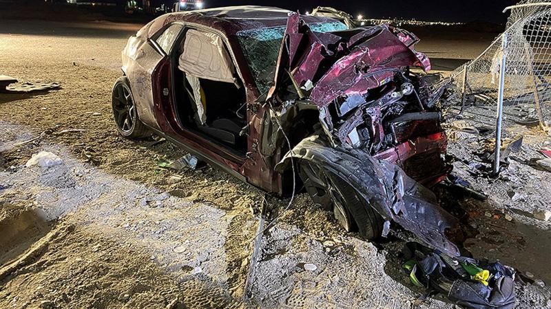 Police: Car in Nevada crash that killed 9 was going 103 mph