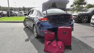 Hyundai Elantra Luggage Test | How big is the trunk?