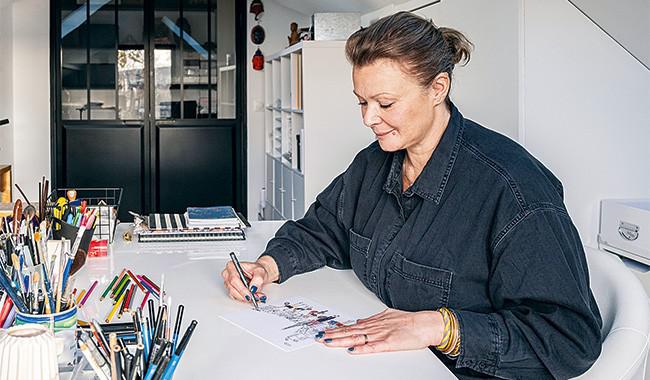 Dans les petits papiers d'Alexandra Valleur-Hubert, papetière de talent