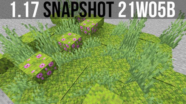 Minecraft 1.17 – Snapshot 21w05b 