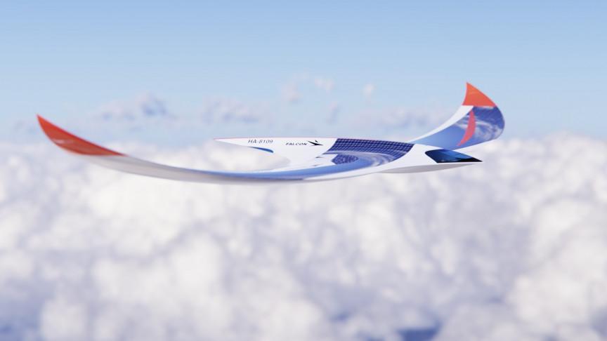A bird-like solar powered aircraft aims to break clean speed records