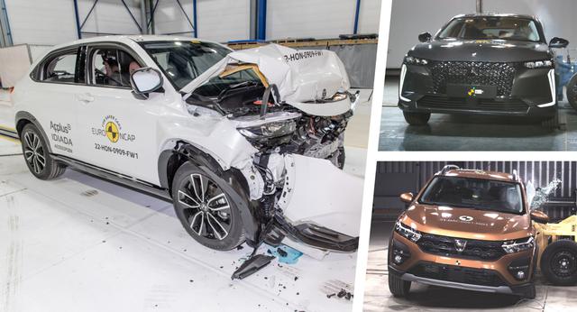 Latest Euro NCAP safety results announced with DS 4 and Honda HR-V receiving four stars