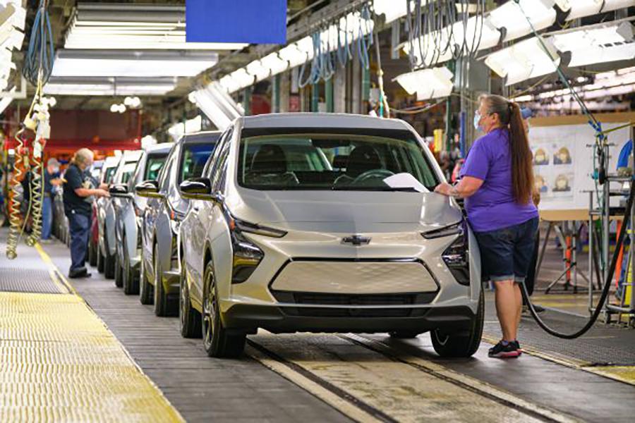 GM restarting Chevy Bolt production after battery fire recalls