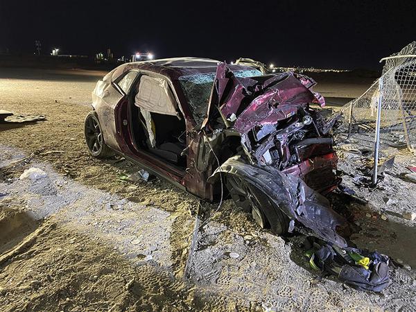 Police: Car in North Las Vegas crash that killed 9 was going 103 mph