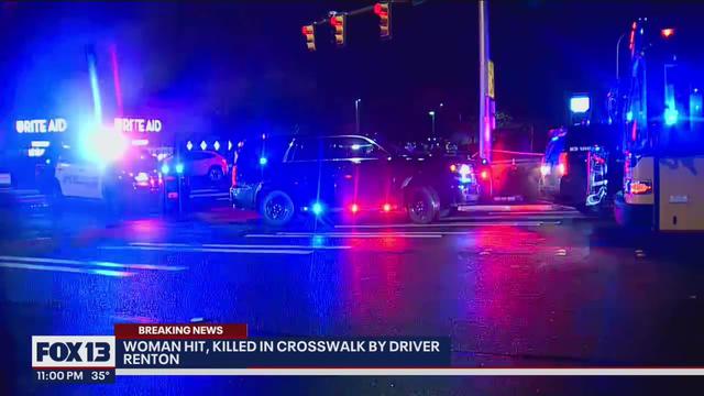 Police searching for driver in fatal hit-and-run in Renton