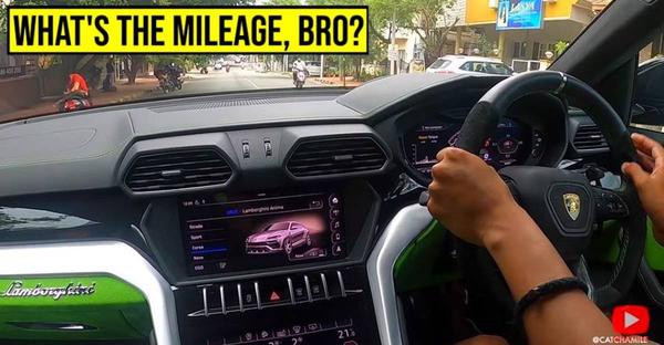 Lamborghini Urus mileage tested on Bangalore roads [Video]