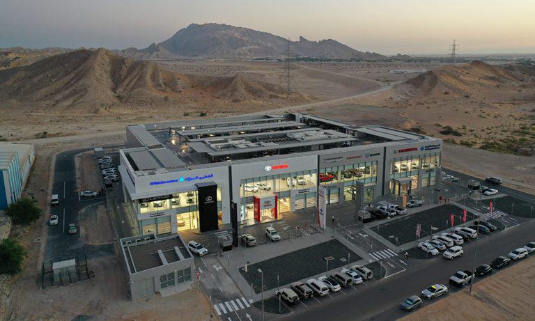 Solar Powered Al Futtaim Auto Park in Al Ain, Completed
