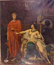 Cleopatra: how a carpet allowed her meeting with Julius Caesar