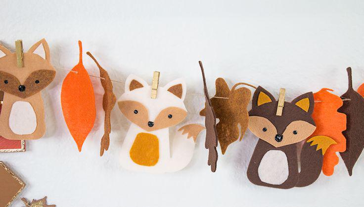 Fall felt decor to do it yourself: 20 original ideas that will invite good humor to you