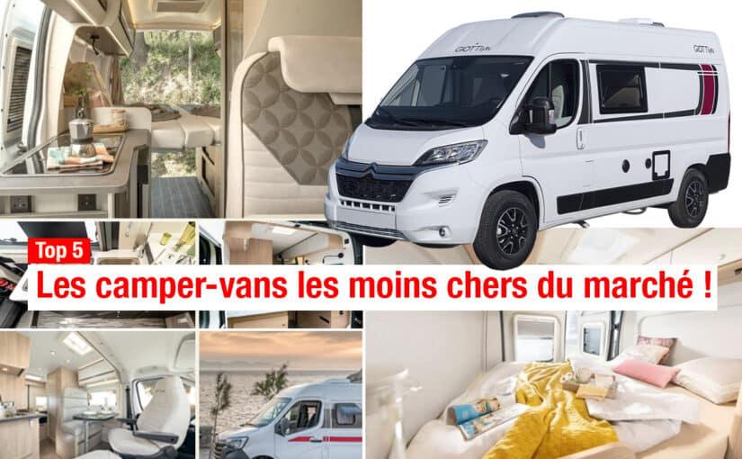 Les vans les moins chers : top 5 fourgons aménagés à moins de 45.000 euros