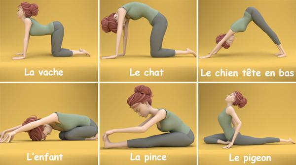 Retour au bureau : 5 positions de yoga pour soulager les douleurs de dos 