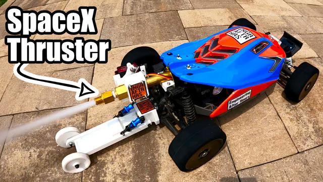 A Cold Gas Thruster On An RC Car 