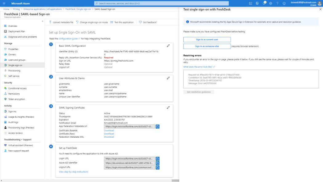 Windows Azure Active Directory Review 