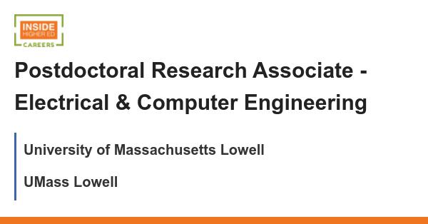 Postdoctoral Research Associate, Department of Computer Science 