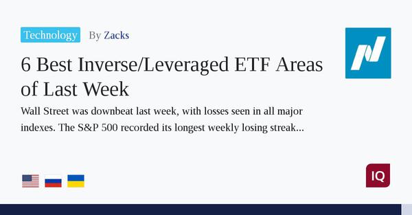 5 Inverse/Leveraged ETF Areas of Last Week