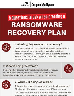 5 questions à poser lors de la création d'un plan de récupération des ransomwares