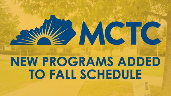 MCTC Adding New Programs to Fall Schédule 