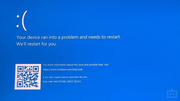 Comment réparer une erreur de périphérique de démarrage inaccessible sur Windows 10 ou Windows 11 PC ?