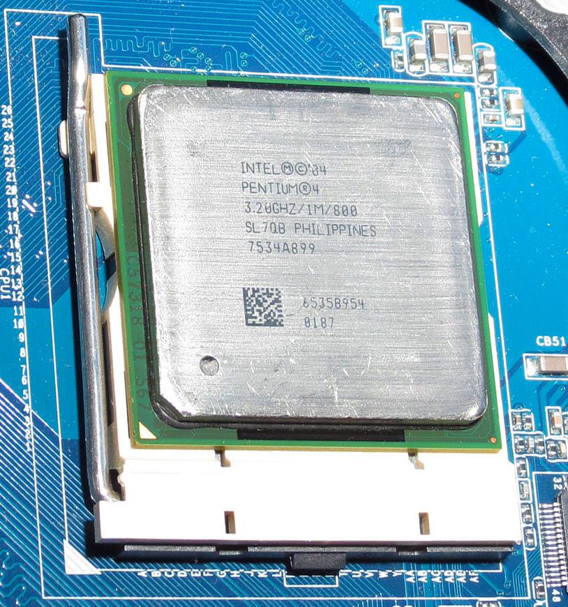 Le nouveau processeur Pentium 4 64 bits