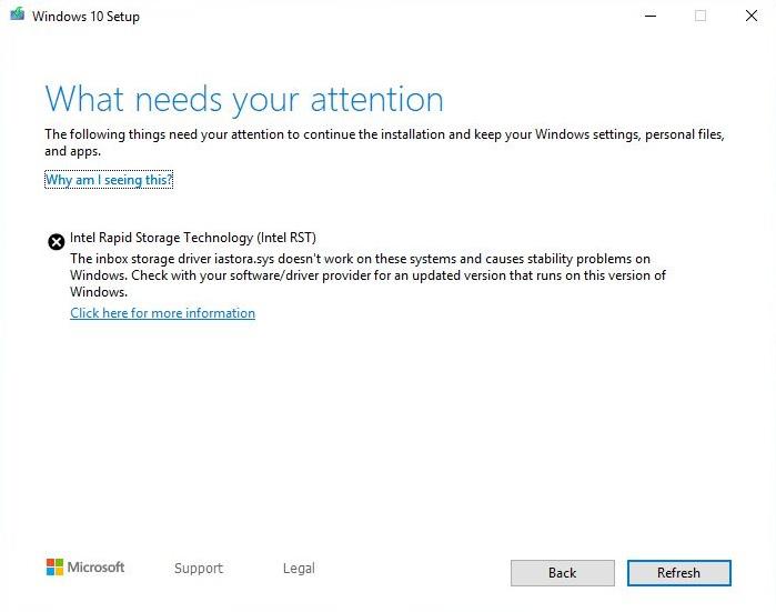 Le problème Windows 10 empêche les utilisateurs d'installer Mise à jour de mai 2019 