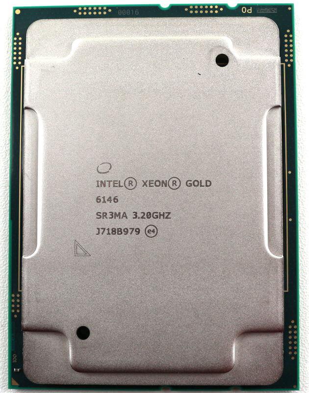 Examen du processeur Intel Xeon Gold 6146 12 cœurs/24 threads