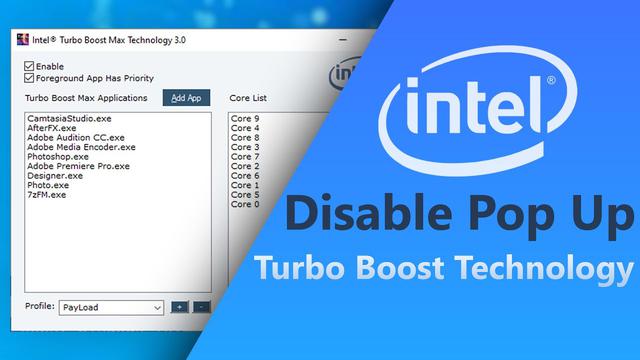 How to enable or disable Intel Turbo Boost Max Technology on Windows 11/10