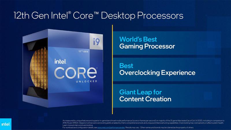 Intel Announces 12th Gen Core Processors - Intel 12th Gen Core Processors - Alder Lake-S 