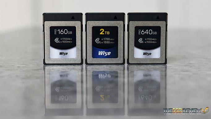 Wise Type B 2TB & PRO 160/ Análise do cartão de memória CFExpress de 640 GB – Compreendendo a compensação de capacidade/gravação sustentada 