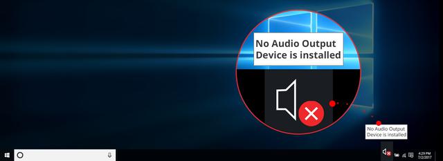 No Audio Output Device is Installed error in Windows 11/10