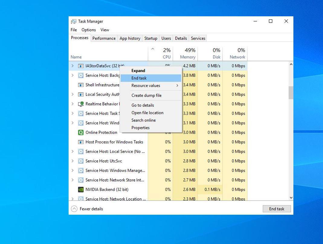 How to fix IAStorDataSvc high CPU usage on Windows 10/11 