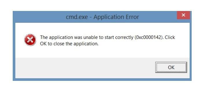 Correction de l'ESRV.Erreur d'application EXE, The application was unable to start correctly (0xc0000142) 