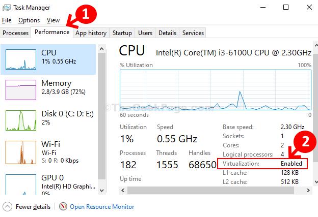 Check Virtualization is enabled in Windows 10 or 11 and if not, how to turn it On 